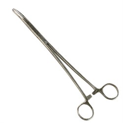 Fladen Curved Forceps Stainless Steel 20 cm